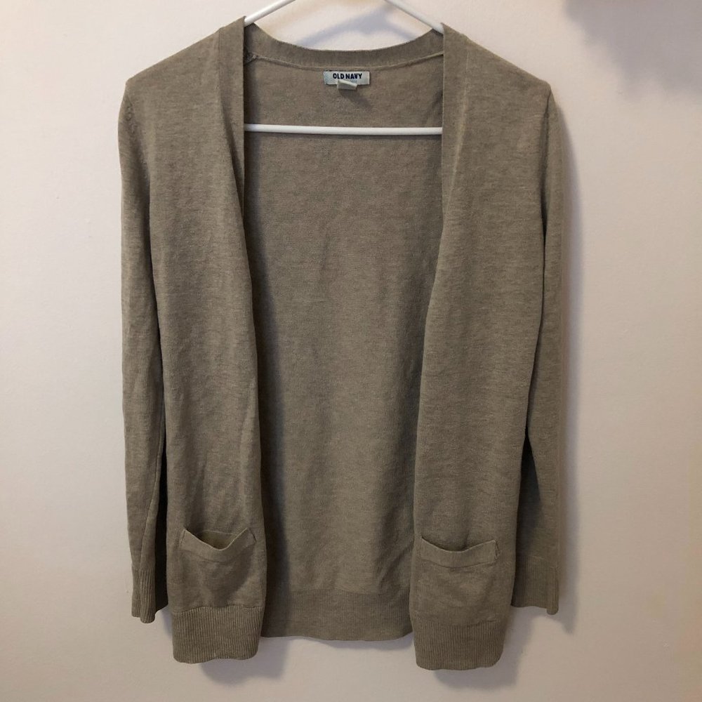 OLD NAVY LIGHT BROWN CARDIGAN